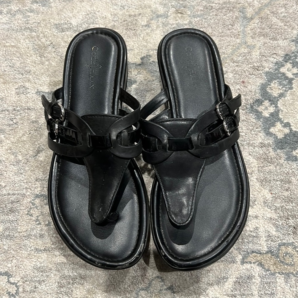 Cole Hann x NikeAir Black Sandals